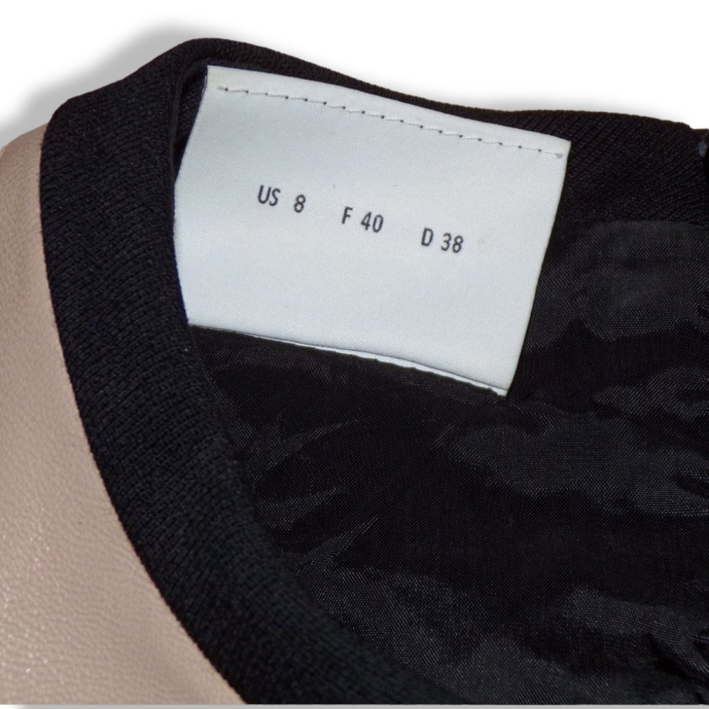 Akris Punto 100% Wool/Lamb Leather Dress - Picture 7 of 7